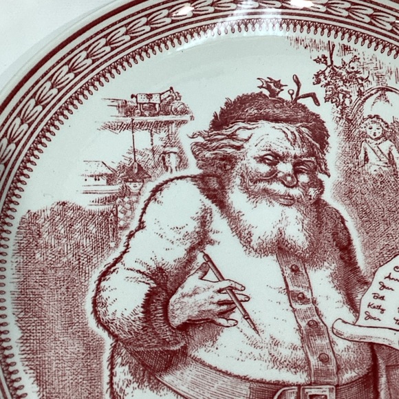 Spode Saint Nick Plates X Williams Sonoma NWOB Lot of 2 - Picture 4 of 8